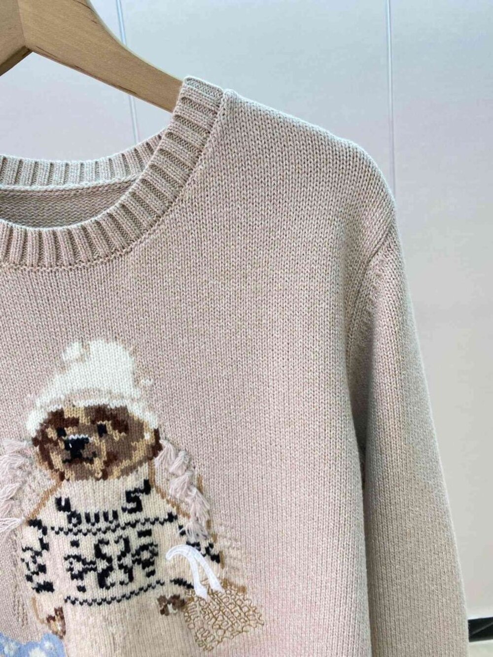 Polo Ralph Lauren Ski Bear & Puppy Crewneck Sweater - Picture 5 of 9